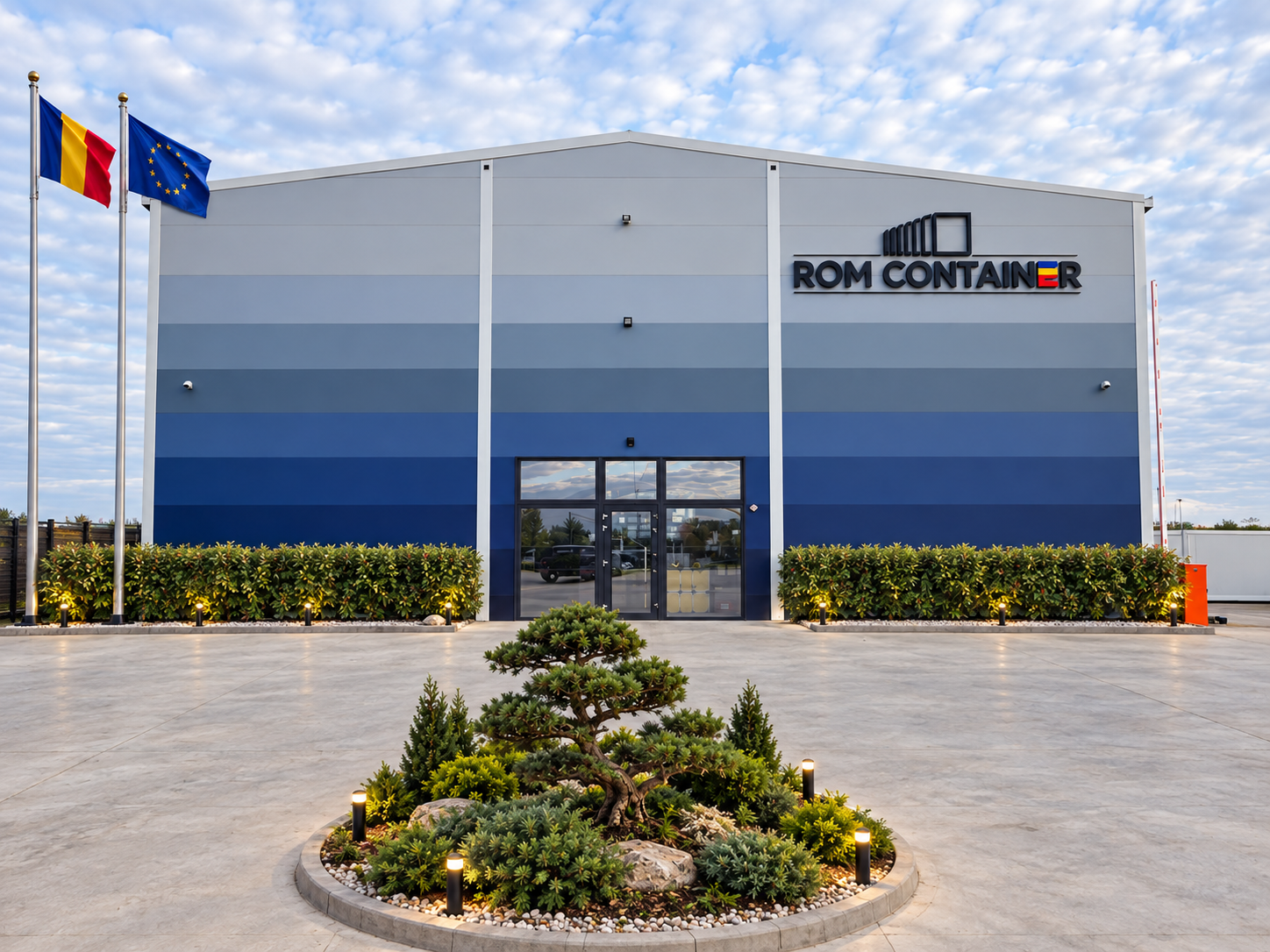 ROM CONTAINER headquarters in Magurele, Ilfov
